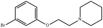 1-(2-(3-溴苯氧基)-乙基)哌啶,554430-68-1,结构式