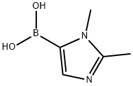 Boronic acid, (1,2-dimethyl-1H-imidazol-5-yl)- (9CI) Structure