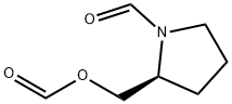 1-Pyrrolidinecarboxaldehyde, 2-[(formyloxy)methyl]-, (S)- (9CI) Structure