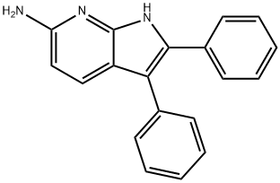 1H-Pyrrolo[2,3-b]pyridin-6-amine, 2,3-diphenyl-,55463-74-6,结构式