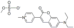 55470-53-6 4-[7-(diethylamino)-2-oxo-2H-1-benzopyran-3-yl]-1-methylpyridinium methyl sulphate