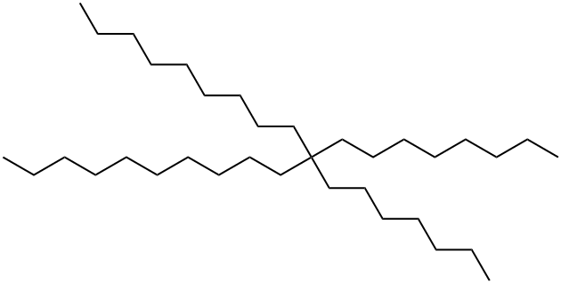 10-Heptyl-10-octylicosane Struktur