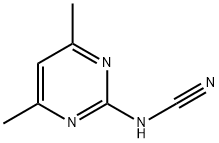 氨腈,(4,6-二甲基-2-嘧啶基)-,55474-90-3,结构式