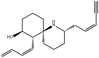 7-[(1Z)-1,3-Butadienyl]-2-[(2Z)-2-penten-4-ynyl]-1-azaspiro[5.5]undeca n-8-ol|