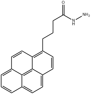1-芘丁酰肼, 55486-13-0, 结构式
