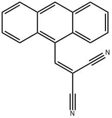 (9-ANTHRYLMETHYLENE)MALONONITRILE Structure