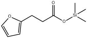 2-Furanpropanoic acid trimethylsilyl ester,55493-98-6,结构式