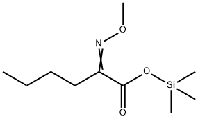 2-(Methoxyimino)hexanoic acid trimethylsilyl ester,55494-01-4,结构式