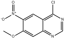 4-CHLORO-7-METHOXY-6-NITROQUINAZOLINE Struktur