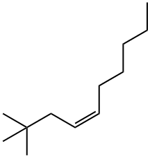 (Z)-2,2-Dimethyl-4-decene Structure