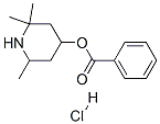 2,2,6-トリメチル-4-ピペリジノールベンゾアート·塩酸塩 化学構造式
