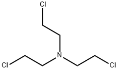 トリ(2-クロロエチル)アミン 化学構造式