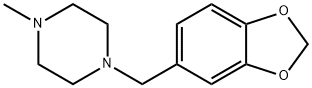 1-Methyl-4-(3,4-methylenedioxybenzyl)piperazine,55500-12-4,结构式