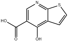 4-HYDROXYTHIENO[2,3-B]PYRIDINE-5-CARBOXYLIC ACID Structure