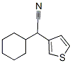 alpha-cyclohexylthiophen-3-acetonitrile Structure