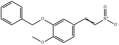 3-苄氧基-4-甲氧基-BETA-硝基苯乙烯 结构式