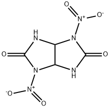 tetrahydro-1,4-dinitroimidazo[4,5-d]imidazole-2,5(1H,3H)-dione Structure