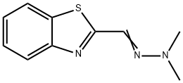 2-Benzothiazolecarboxaldehyde,dimethylhydrazone(9CI) Structure