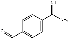Benzenecarboximidamide, 4-formyl- (9CI) 化学構造式