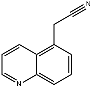 2-(quinolin-5-yl)acetonitrile, 555155-04-9, 结构式