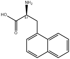 3-(1-萘基)-L-丙氨酸,55516-54-6,结构式