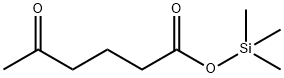 5-オキソヘキサン酸トリメチルシリル 化学構造式