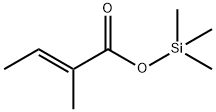 2-メチルクロトン酸トリメチルシリル 化学構造式