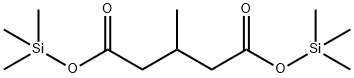 3-メチルペンタン二酸ビス(トリメチルシリル) 化学構造式