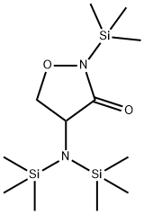 4-[Bis(trimethylsilyl)amino]-2-(trimethylsilyl)isoxazolidin-3-one,55517-42-5,结构式