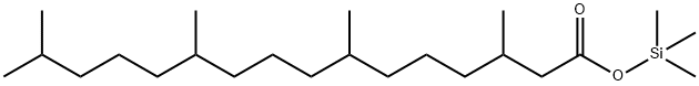 3,7,11,15-Tetramethylhexadecanoic acid trimethylsilyl ester 结构式