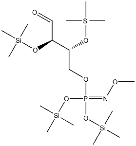 N-메톡시포스포이미딘산비스(트리메틸실릴)[(2R,3R)-4-옥소-2,3-비스(트리메틸실릴옥시)부틸]에스테르
