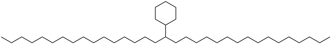 (1-Hexadecylheptadecyl)cyclohexane,55517-75-4,结构式