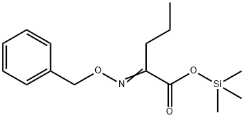 2-[(Phenylmethoxy)imino]pentanoic acid trimethylsilyl ester,55520-94-0,结构式