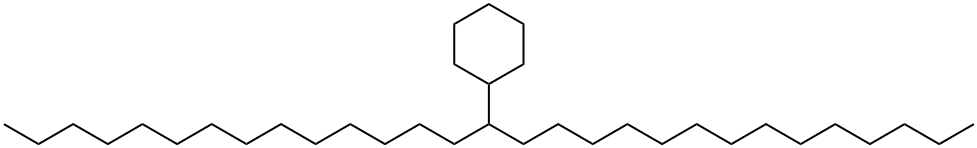 (1-Tetradecylpentadecyl)cyclohexane Structure