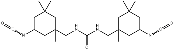 N,N'-双[(5-异氰酸基-1,3,3-三甲基环己基)甲基]脲,55525-54-7,结构式