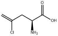 2-amino-4-chloro-4-pentenoic acid Struktur