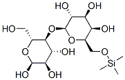 4-O-[2-O,3-O,4-O,6-O-Tetrakis(trimethylsilyl)-β-D-galactopyranosyl]-1-O,2-O,3-O,6-O-tetrakis(trimethylsilyl)-D-glucopyranose,55529-68-5,结构式