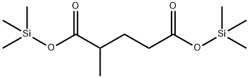 2-メチルグルタル酸ビス(トリメチルシリル) 化学構造式