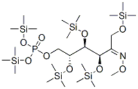 1-O,3-O,4-O,5-O-Tetrakis(trimethylsilyl)-6-O-[bis(trimethylsilyloxy)phosphinyl]-D-fructose O-methyl oxime,55530-74-0,结构式