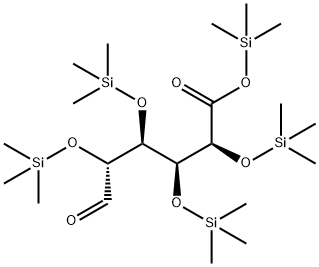 2-O,3-O,4-O,5-O-Tetrakis(trimethylsilyl)-D-glucuronic acid trimethylsilyl ester,55530-80-8,结构式