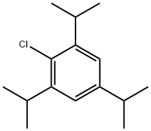 2-クロロ-1,3,5-トリ-sec-プロピルベンゼン 化学構造式