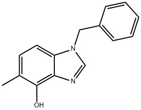 1-Benzyl-5-methyl-1H-benzimidazol-4-ol Structure