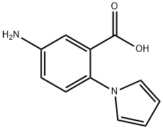 Benzoic acid, 5-amino-2-(1H-pyrrol-1-yl)- (9CI) Struktur