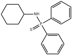 Diphenyl(cyclohexylamino)phosphine sulfide 结构式