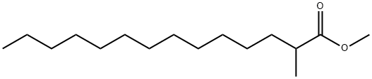 2-Methylmyristic acid methyl ester Struktur