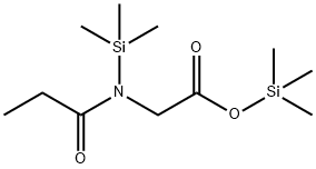 Propionylglycine, di-TMS Structure