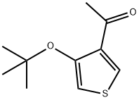 Methyl(4-tert-butoxy-3-thienyl) ketone Structure