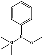 N-メトキシ-N-(トリメチルシリル)ベンゼンアミン 化学構造式