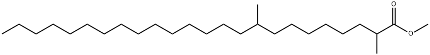 2,9-Dimethyltetracosanoic acid methyl ester Struktur