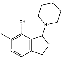 6-Methyl-1-morpholino-1,3-dihydrofuro[3,4-c]pyridin-7-ol Structure